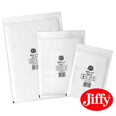 Jiffy Airkraft White Bubble Envelopes